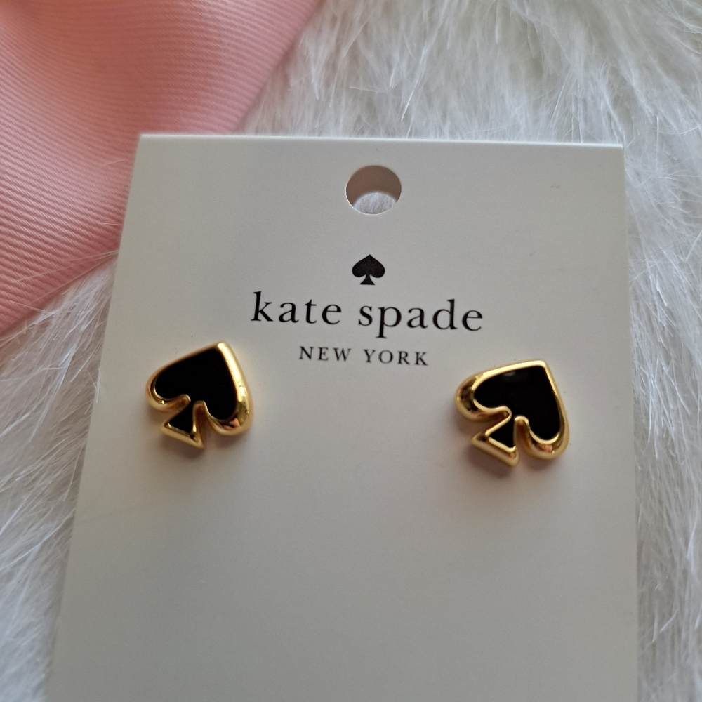 Kate Spade Gold and Purple Earrings Elegant Design - Picture 6 of 6